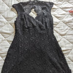 Black cocktail dress